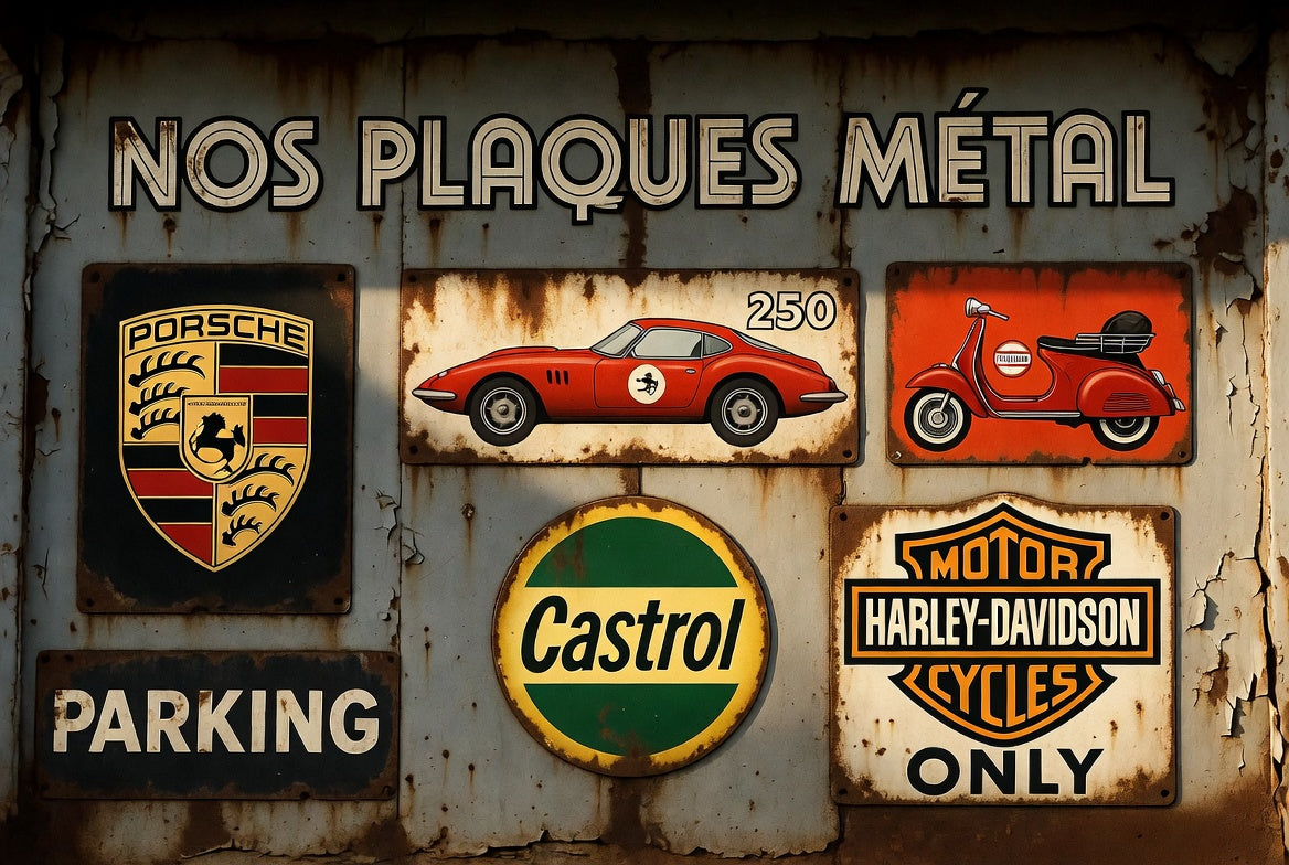 NOS PLAQUES METAL