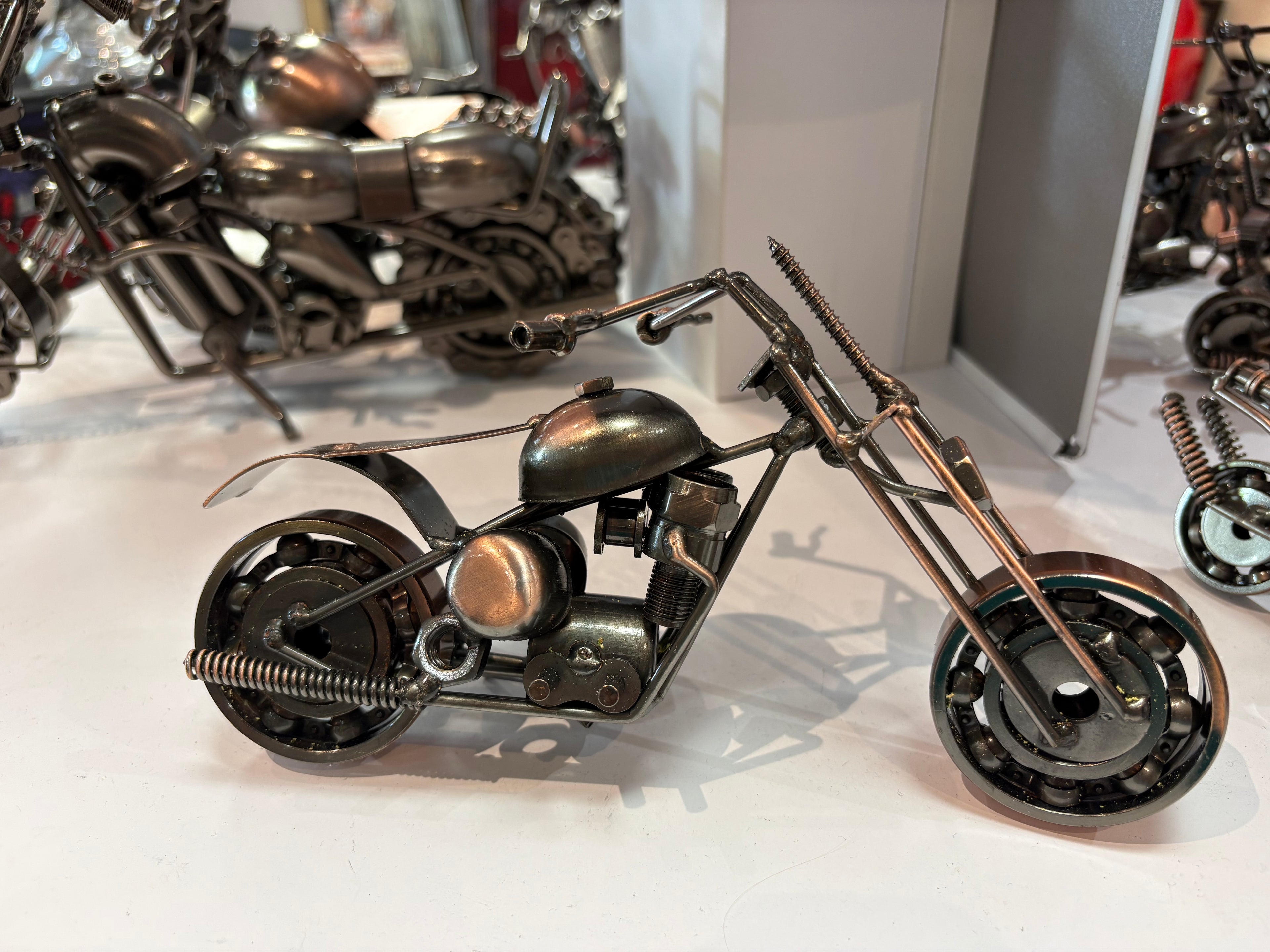 Moto Artisanale – 20 cm Bronze
