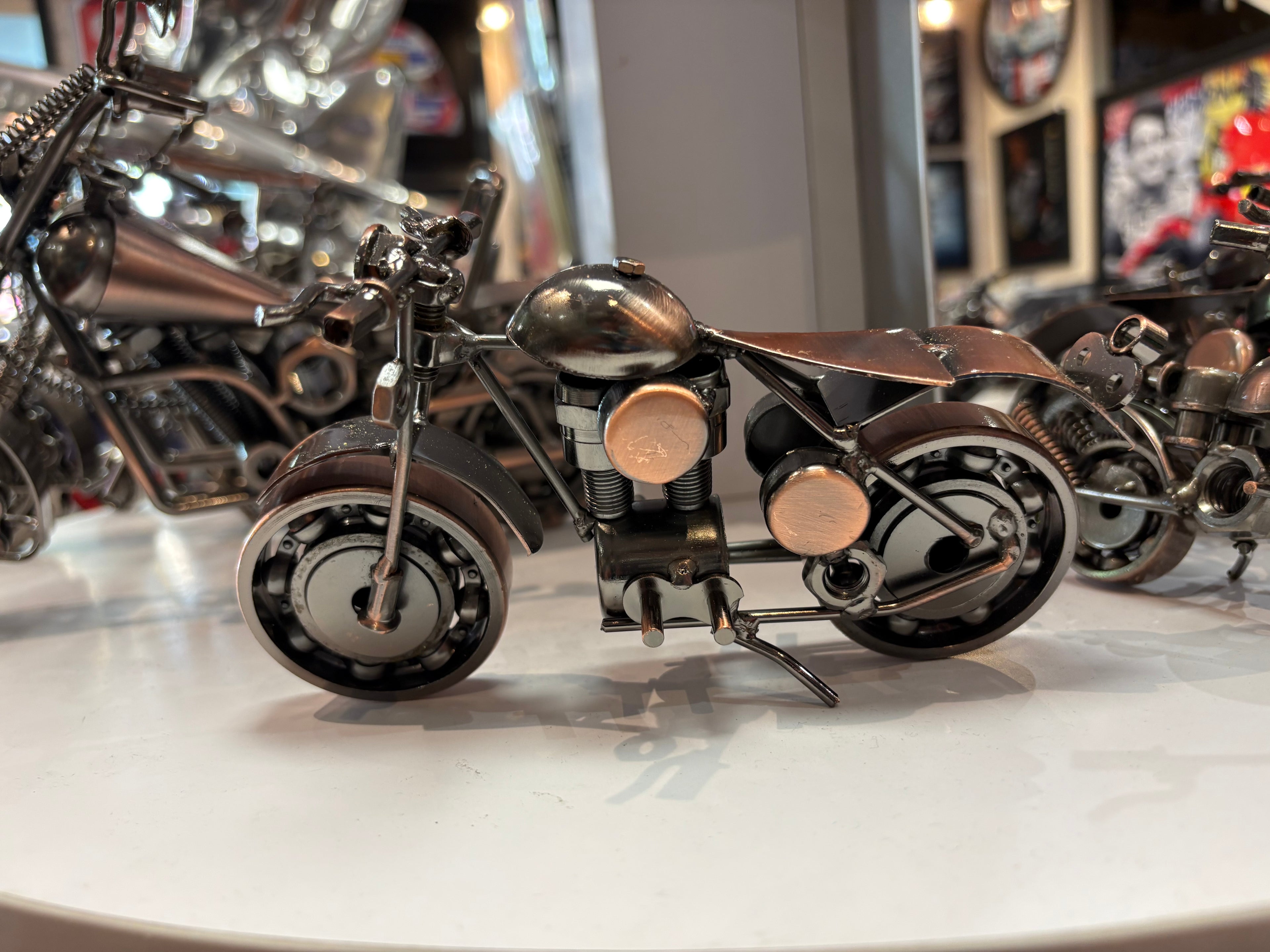 Moto Artisanale – 20 cm Bronze