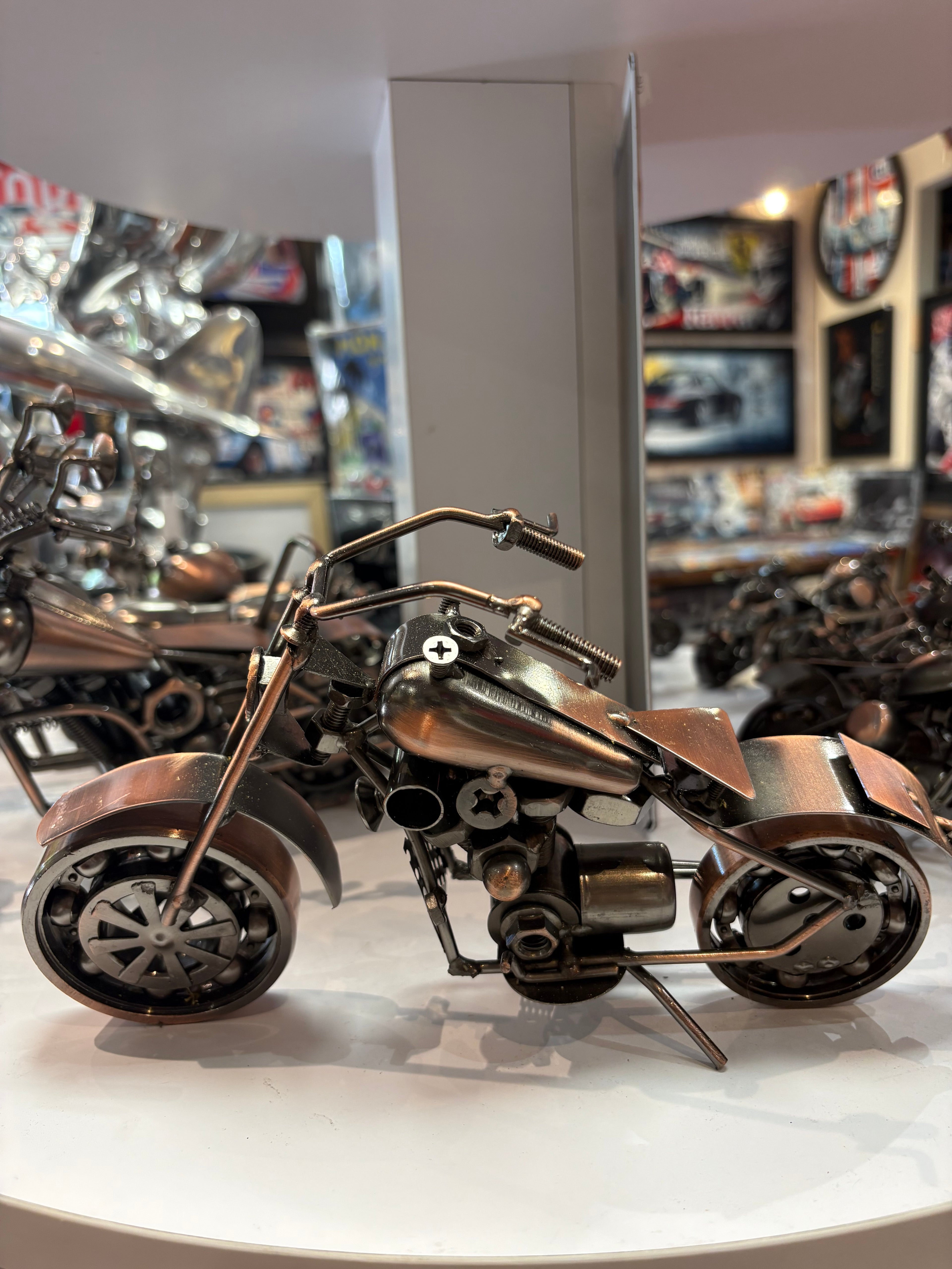 Moto Artisanale – 25 cm Bronze