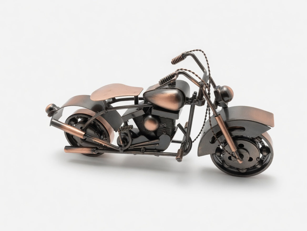 Moto Artisanale – 25 cm Bronze