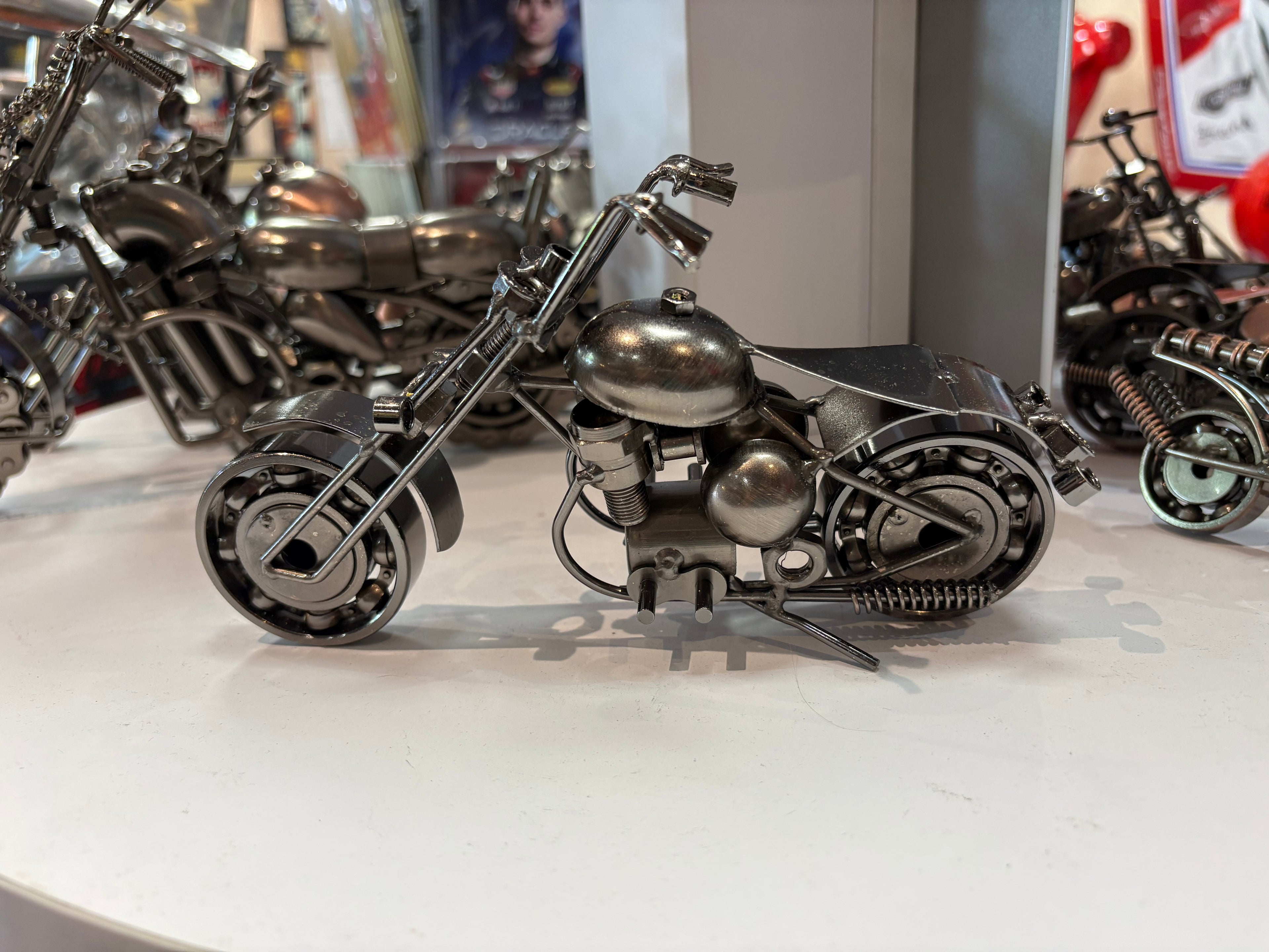 Moto Artisanale – 20 cm ARGENT