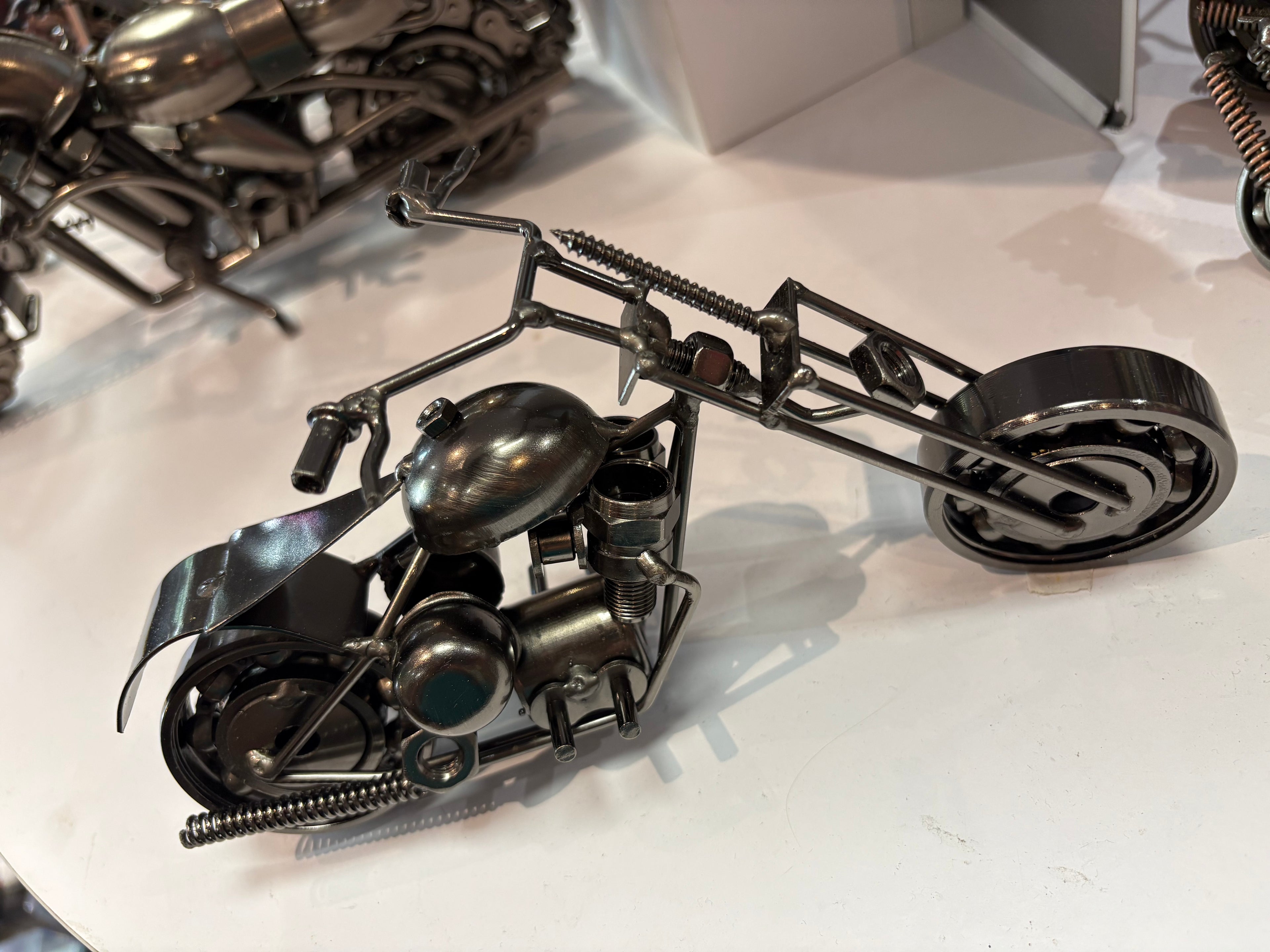 Moto Artisanale – 20 cm ARGENT