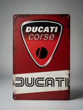 Plaque Métal DUCATI 30 x 20 cm