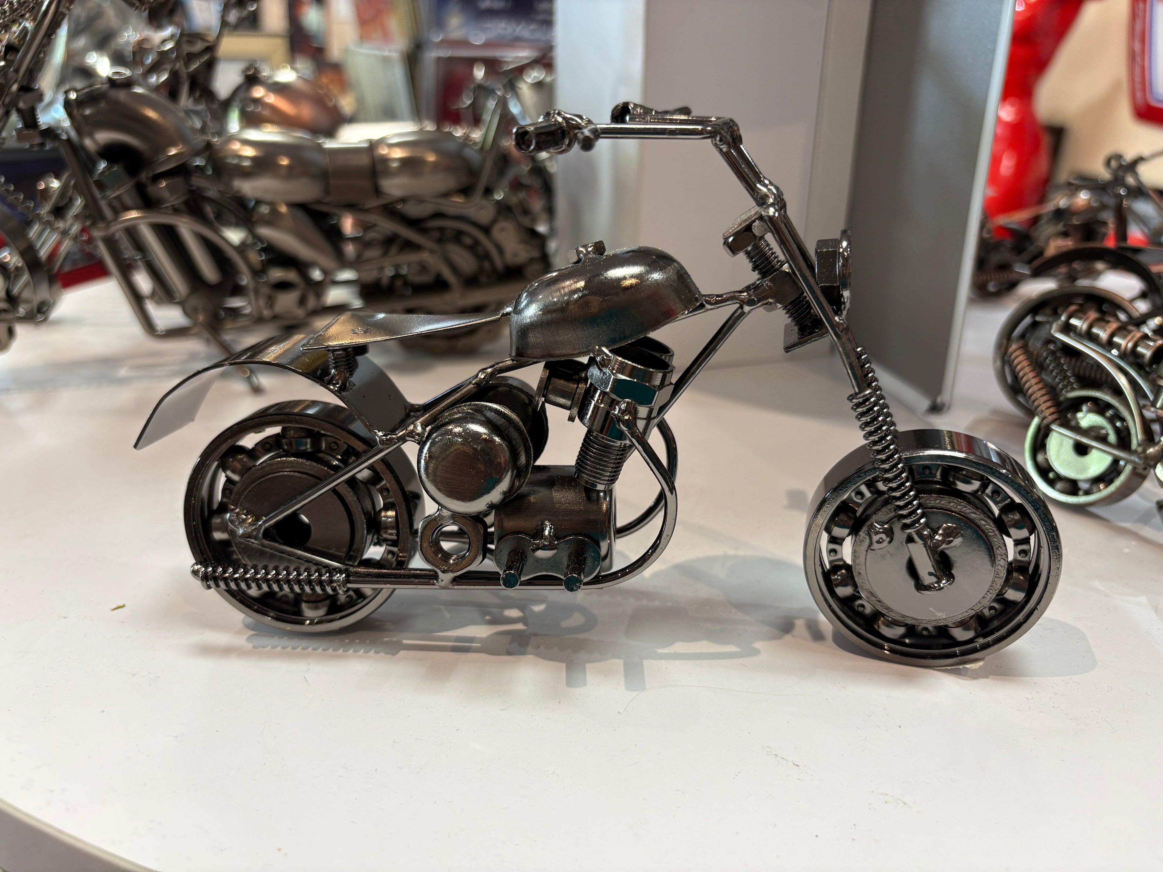 Moto Artisanale – 20 cm ARGENT