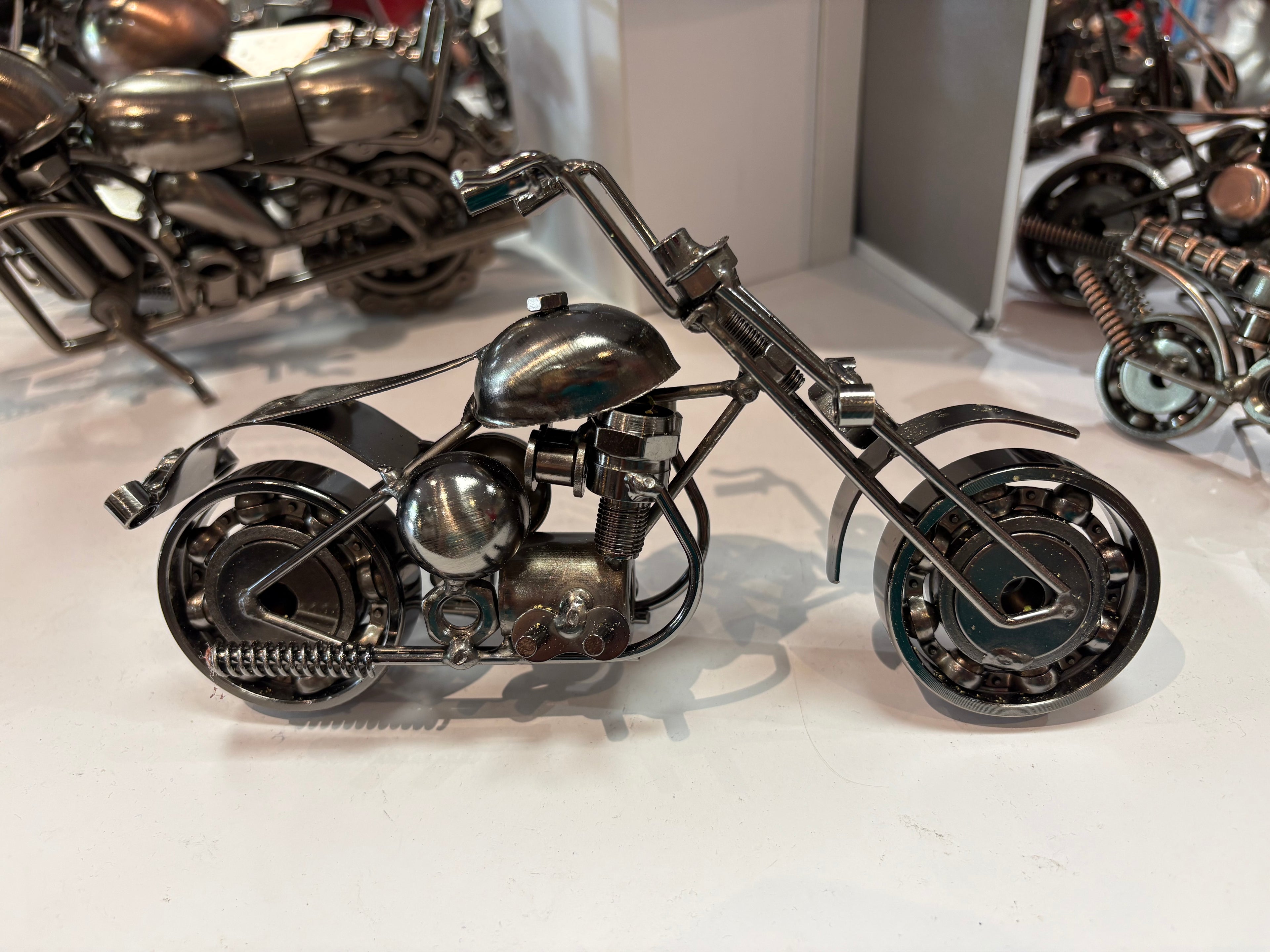 Moto Artisanale – 20 cm ARGENT