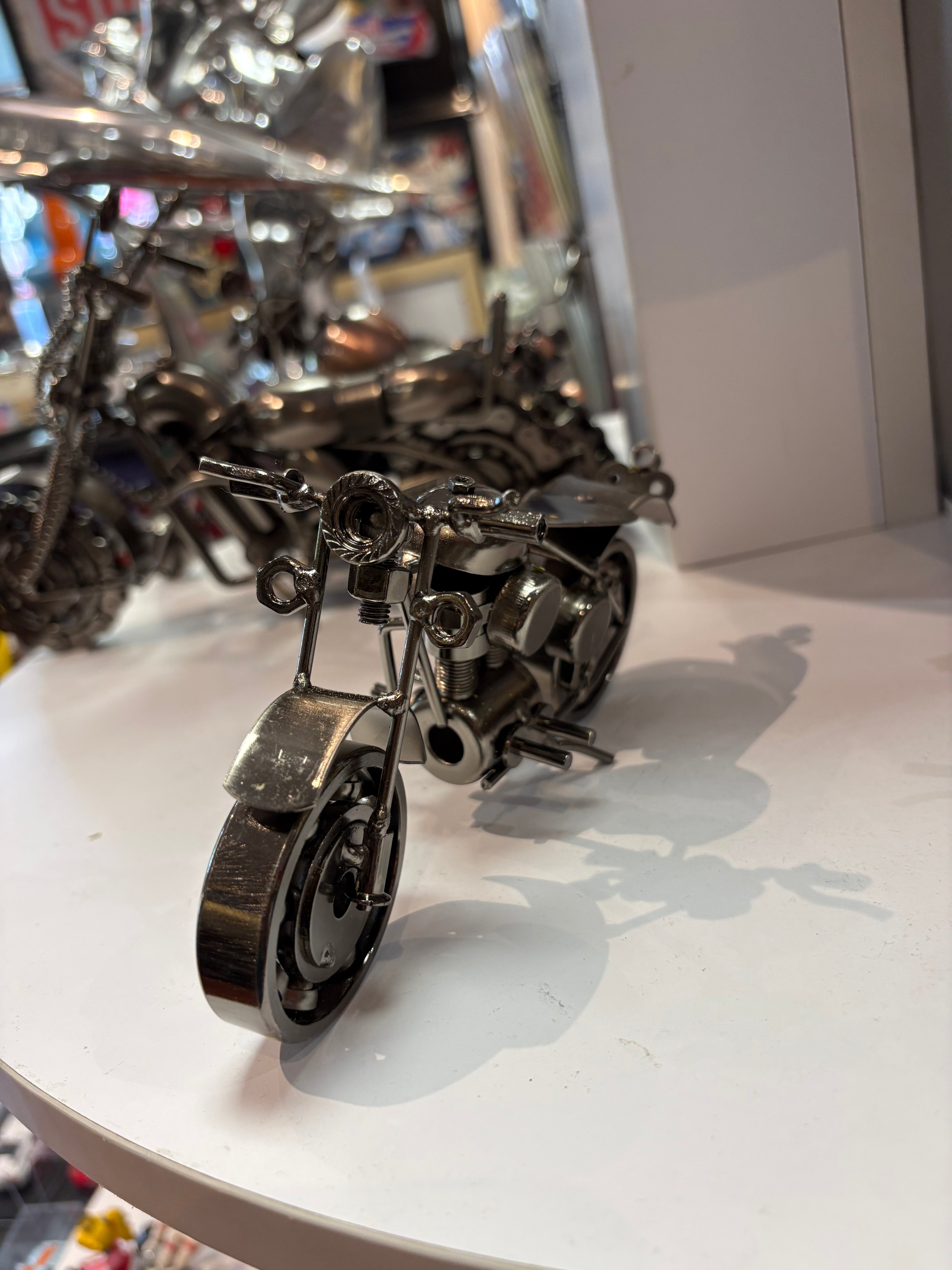 Moto Artisanale – 20 cm ARGENT