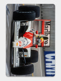 Plaque Métal Ayrton Senna – McLaren MP4 Marlboro N°27 30 x 20 cm