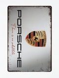 Plaque Métal Porsche – There is No Substitute 30 x 20 cm