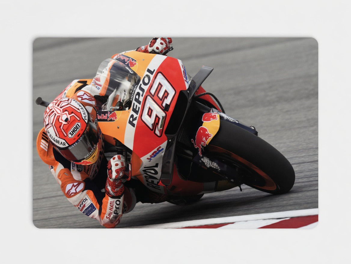 Plaque Métal Marc Márquez – N°93 Repsol Honda 30 x 20 cm