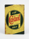Plaque Métal Castrol Vintage – 2 Stroke Motor Oil 30 x 20 cm