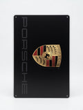 Plaque Métal Porsche Crest – Logo 30 x 20 cm