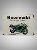 Plaque Métal Kawasaki ZZR 1400 30 x 20 cm