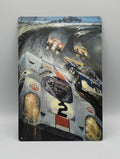 Plaque Métal Gulf Porsche – Course de Nuit