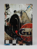 Plaque Métal Gulf Racing – Art Vintage 30 x 20 cm