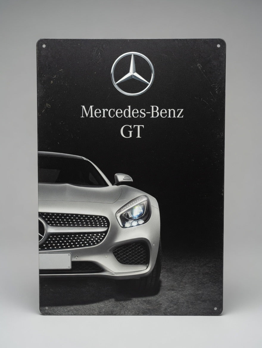 Plaque Métal Mercedes-Benz GT 30 x 20 cm