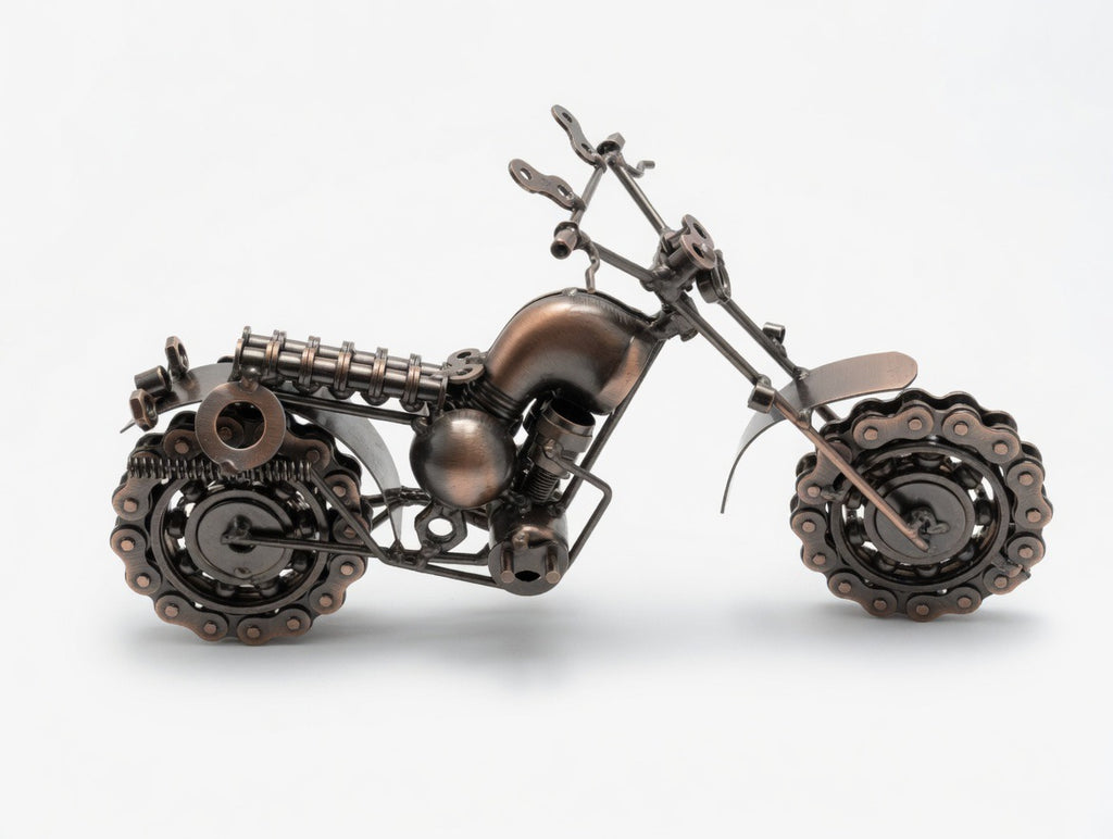Moto Artisanale – 25 cm Bronze