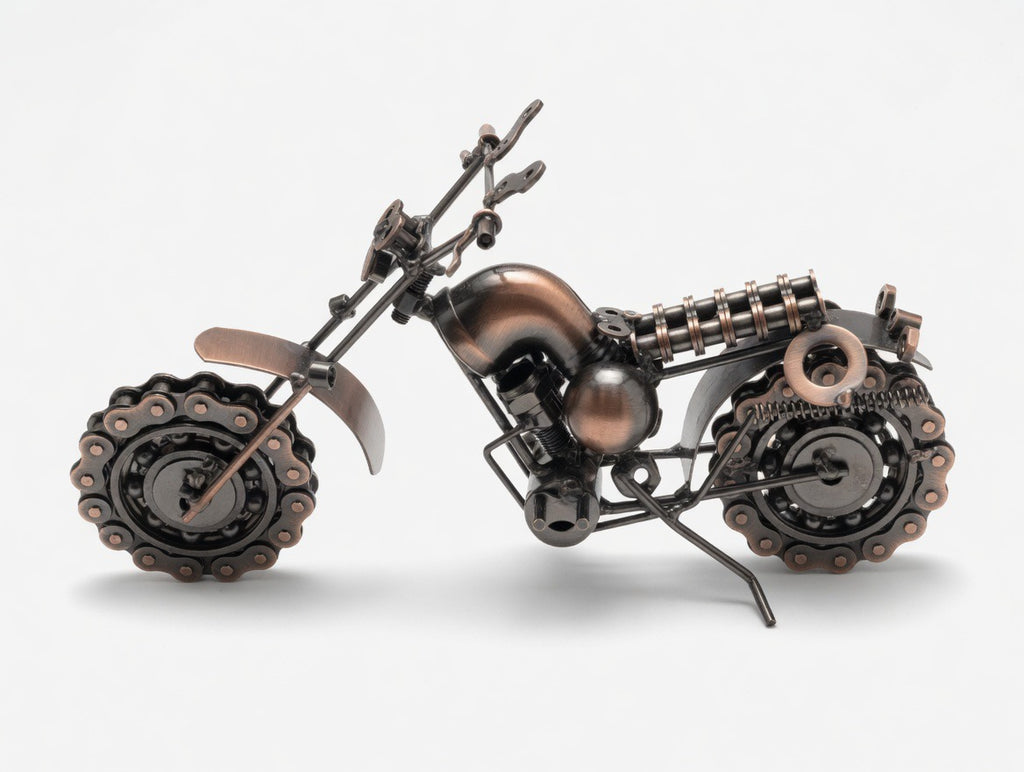 Moto Artisanale – 25 cm Bronze