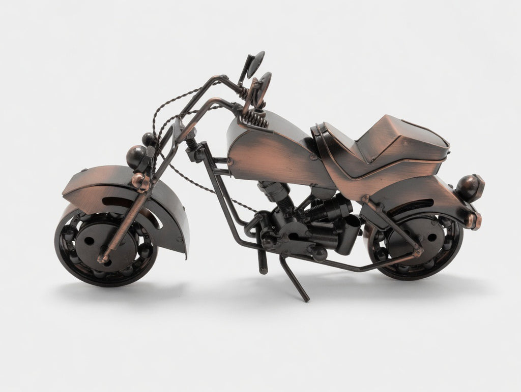 Moto Artisanale – 25 cm Bronze