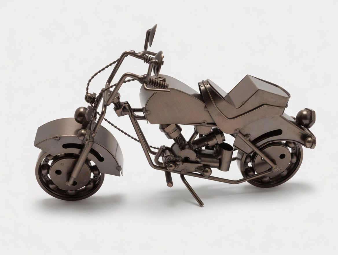 Moto Artisanale – 25 cm Bronze