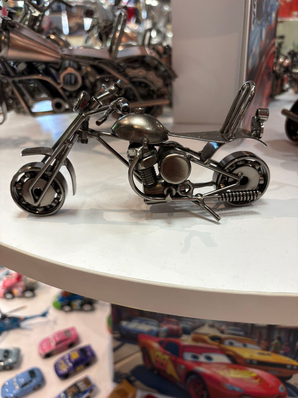 Moto Artisanale – 15 cm ARGENT