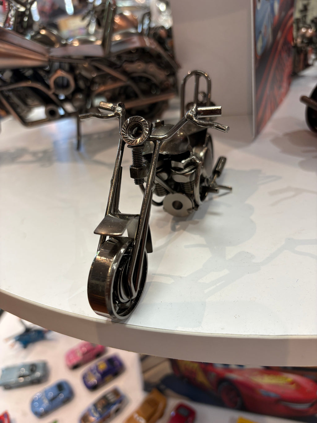 Moto Artisanale – 15 cm ARGENT