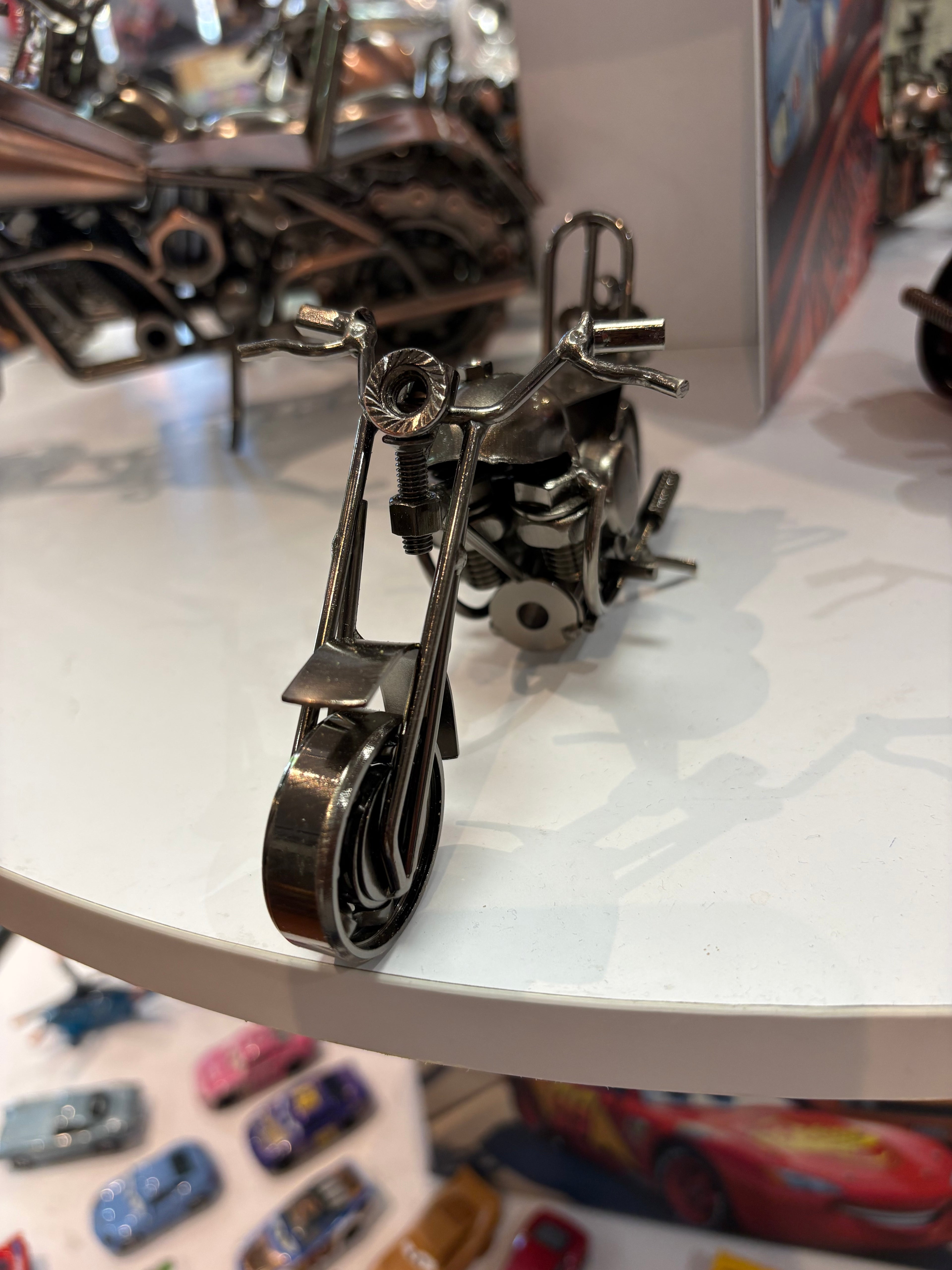 Moto Artisanale – 15 cm ARGENT