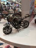 Moto Artisanale – 20 cm Argent