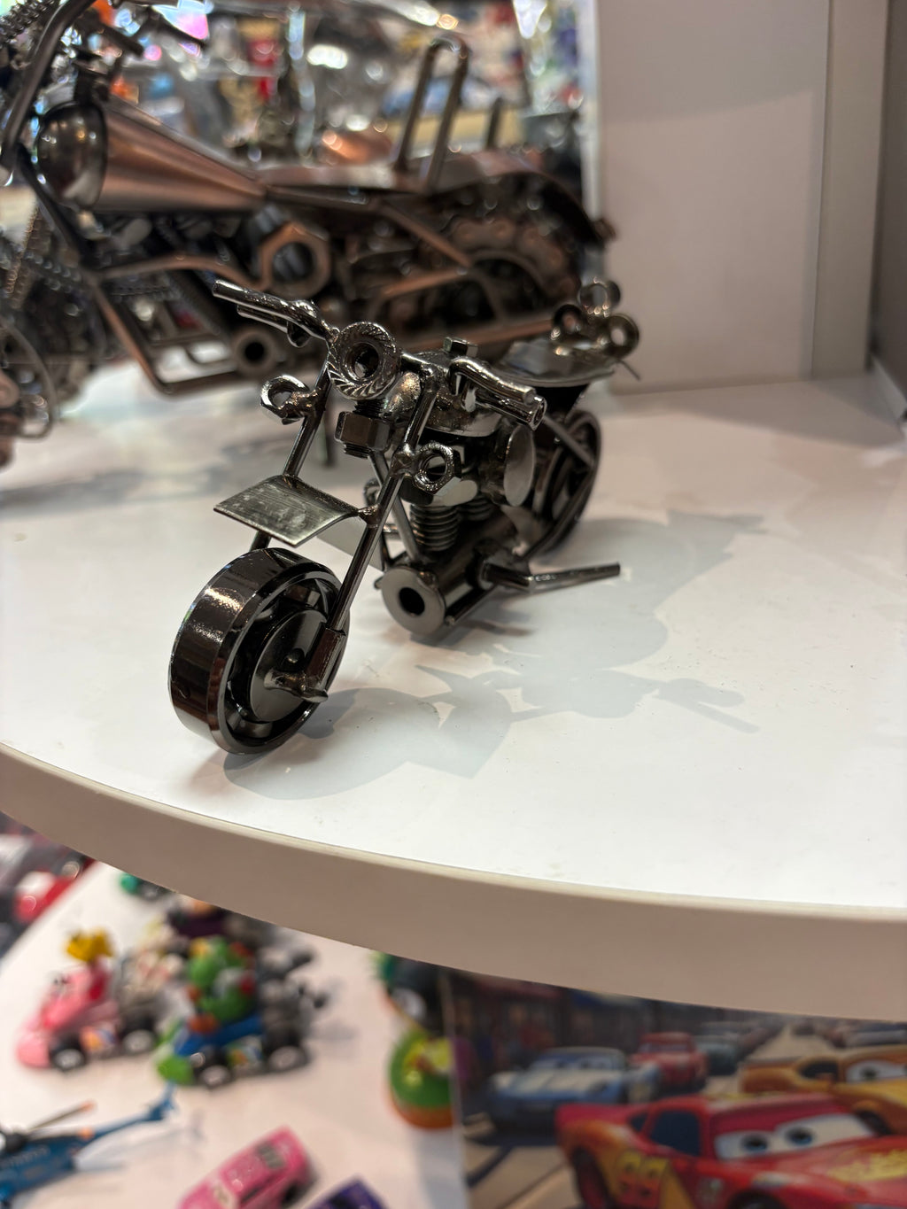 Moto Artisanale – 15 cm ARGENT