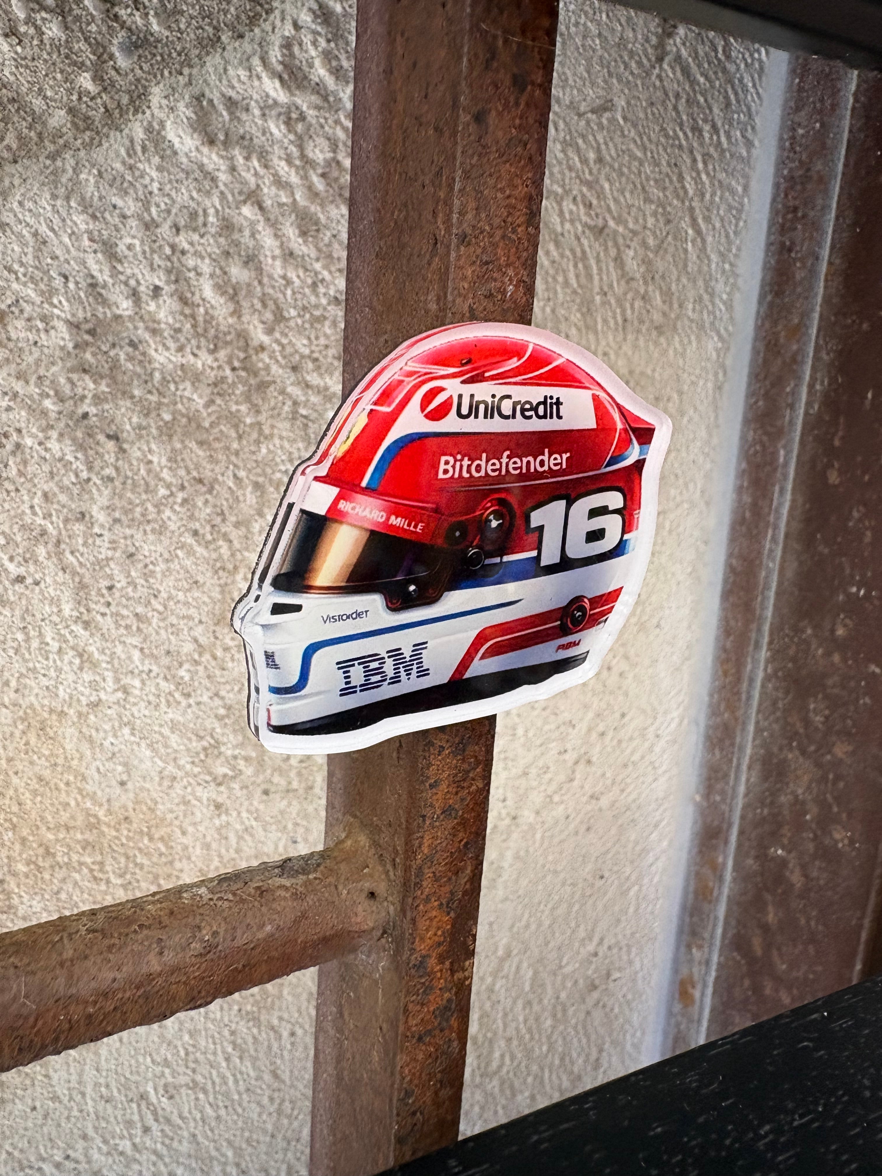 MAGNET CASQUE CHARLES LECLERC