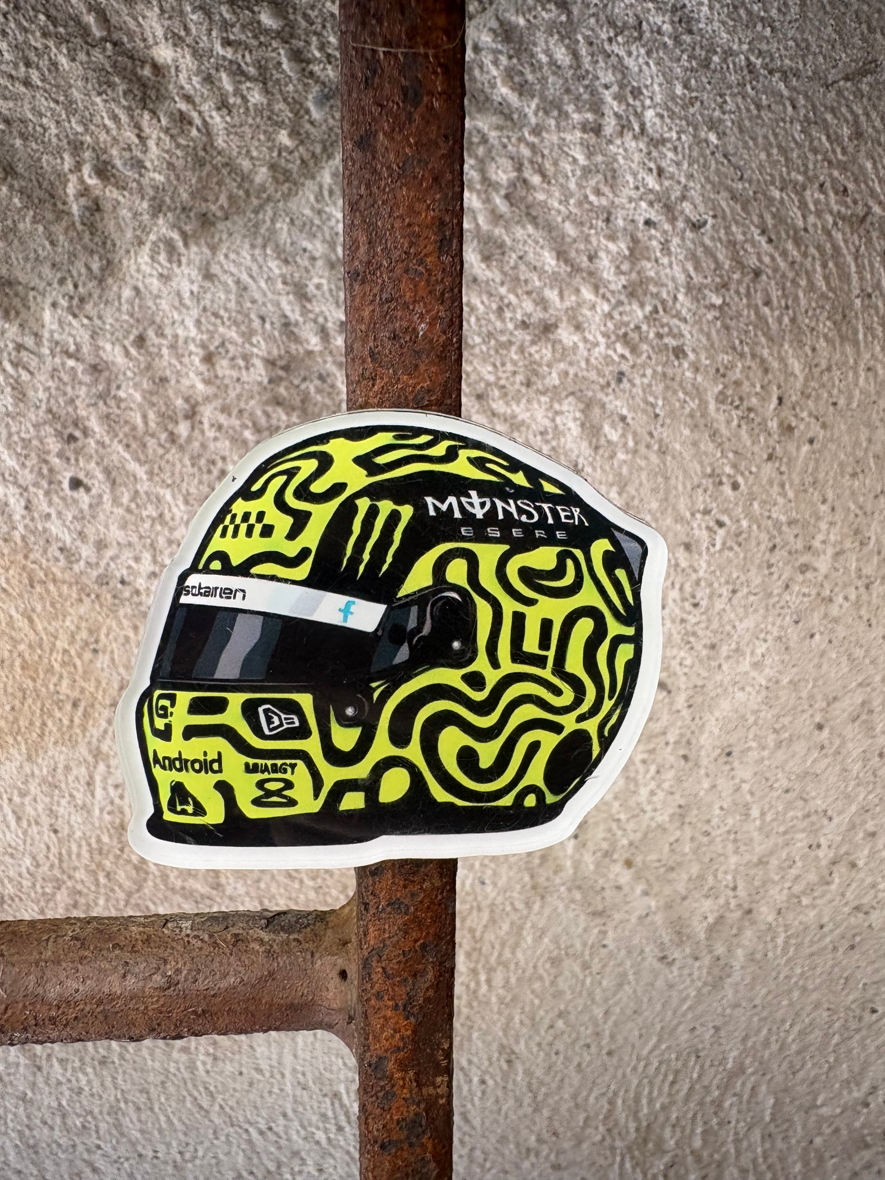 MAGNET CASQUE LANDO NORRIS 6 CM