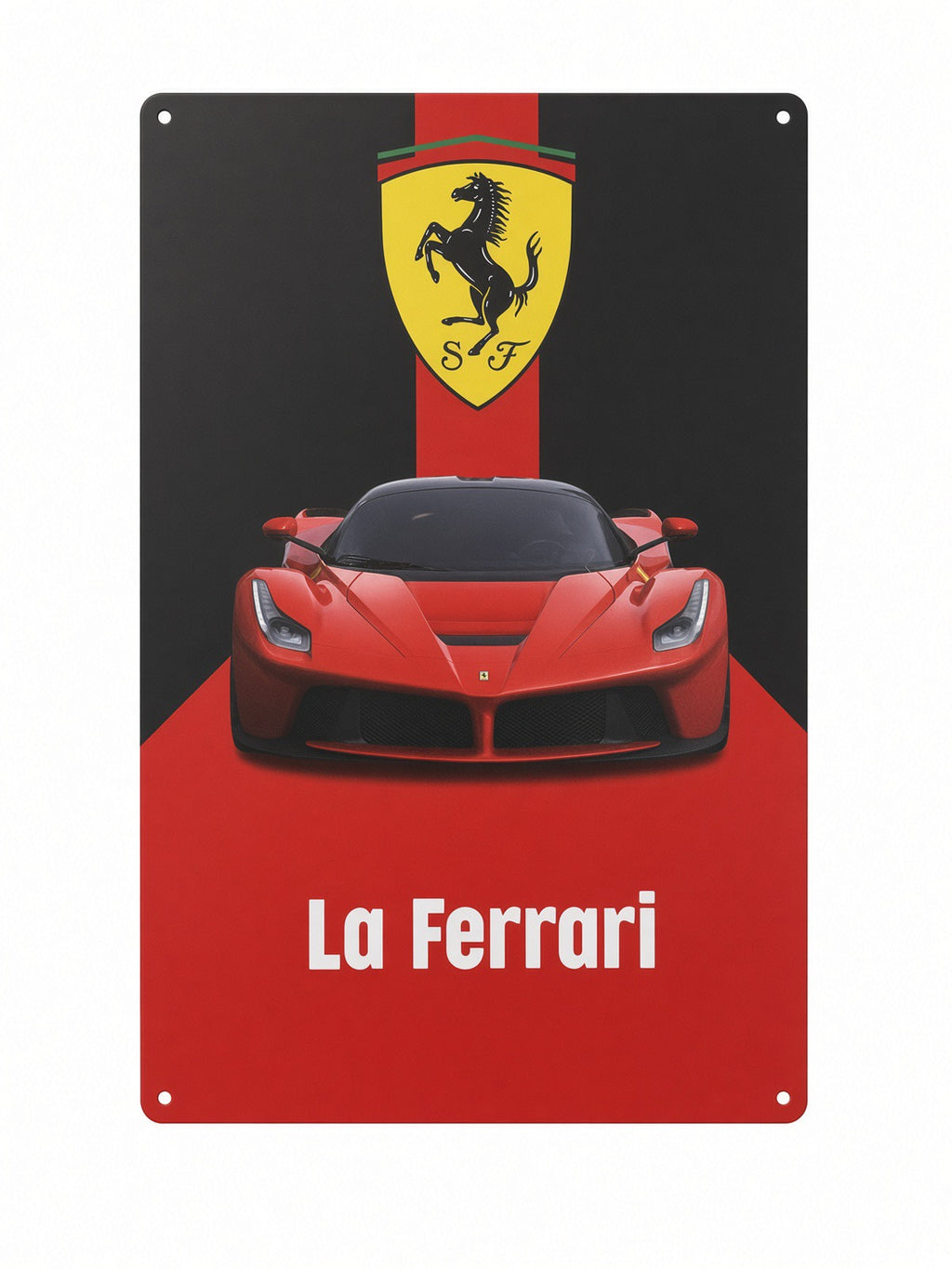 Plaque Métal FERRARI – La Ferrari 30 x 20 cm