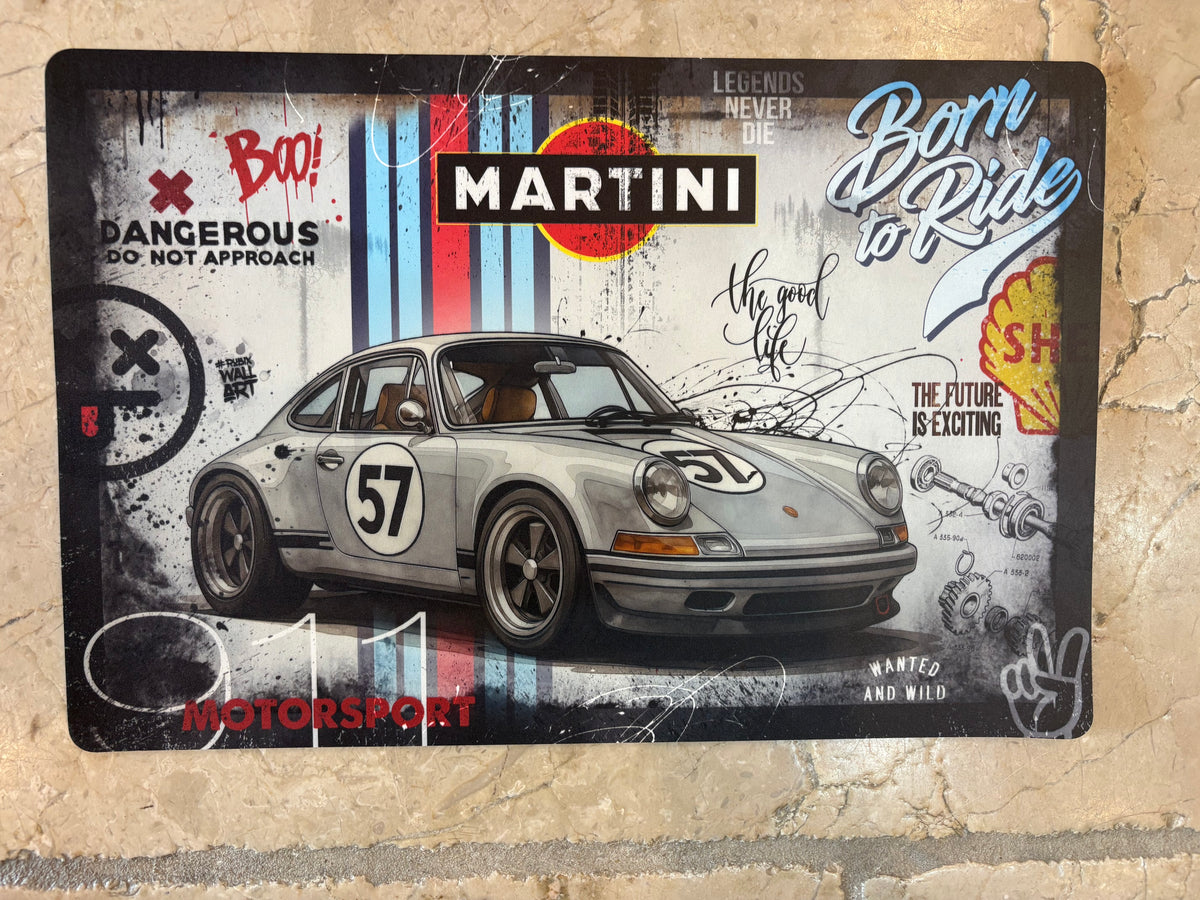 Set de table / Tapis de Bureau PORSCHE MARTINI 57
