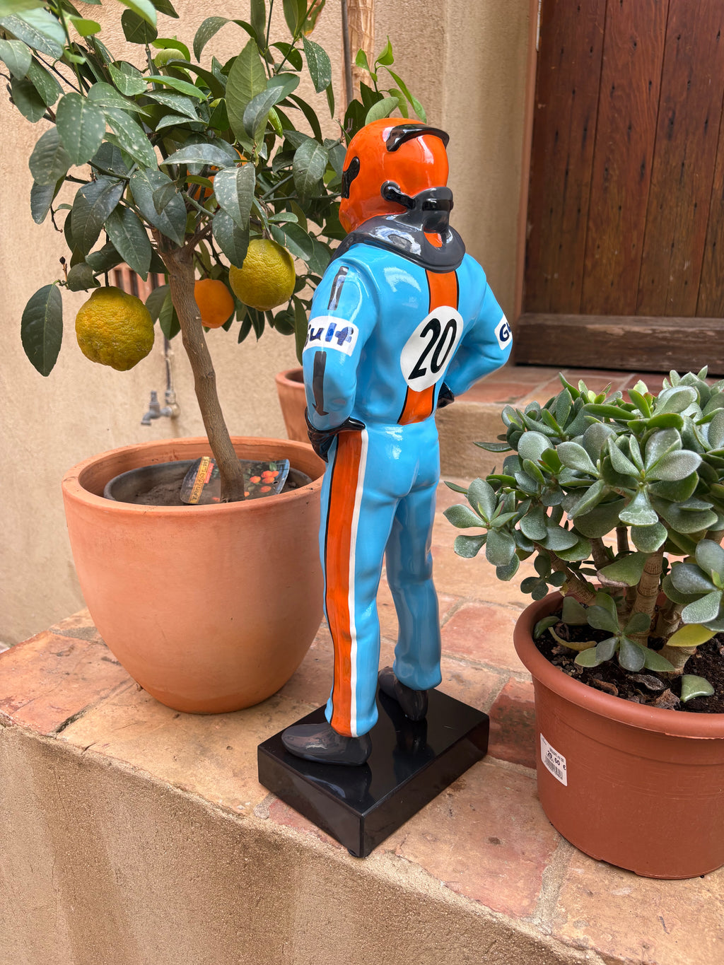 Pilote Gulf Racing – Sculpture 60 cm