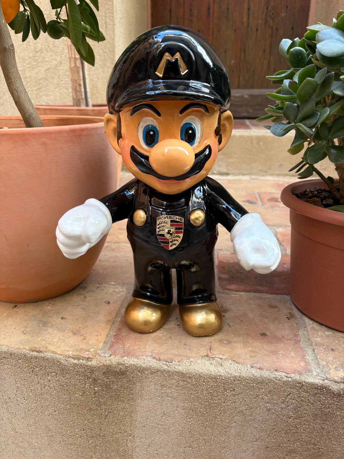 Figurine Mario  Porsche 35 cm