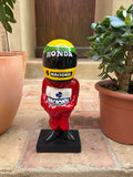 Sculpture Ayrton Senna – Pilote Honda / National – 28 cm