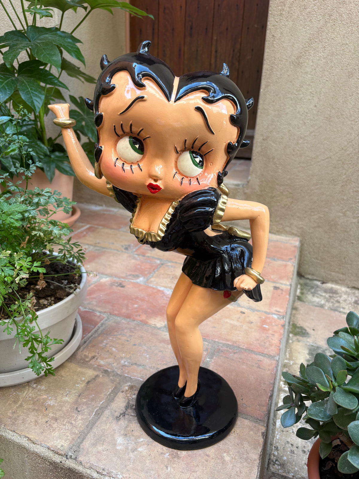 Statue Betty Boop Porsche 50 cm