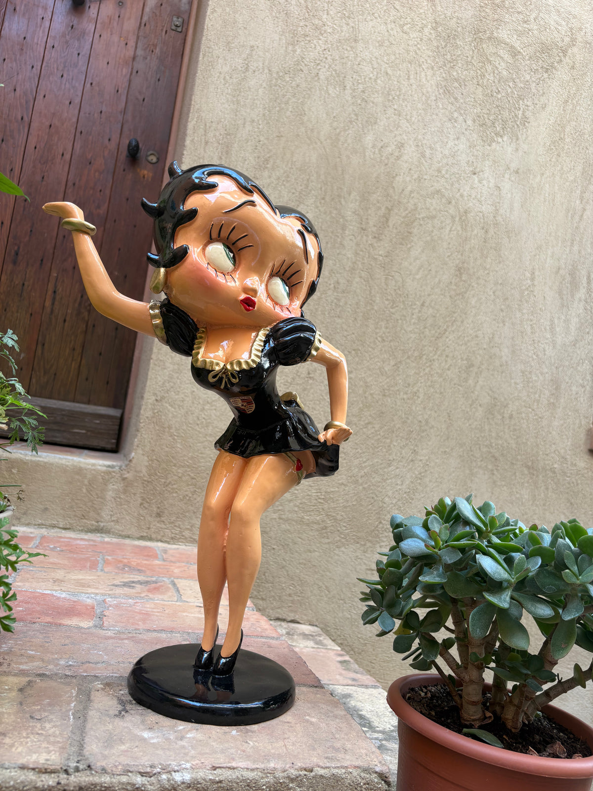 Statue Betty Boop Porsche 50 cm
