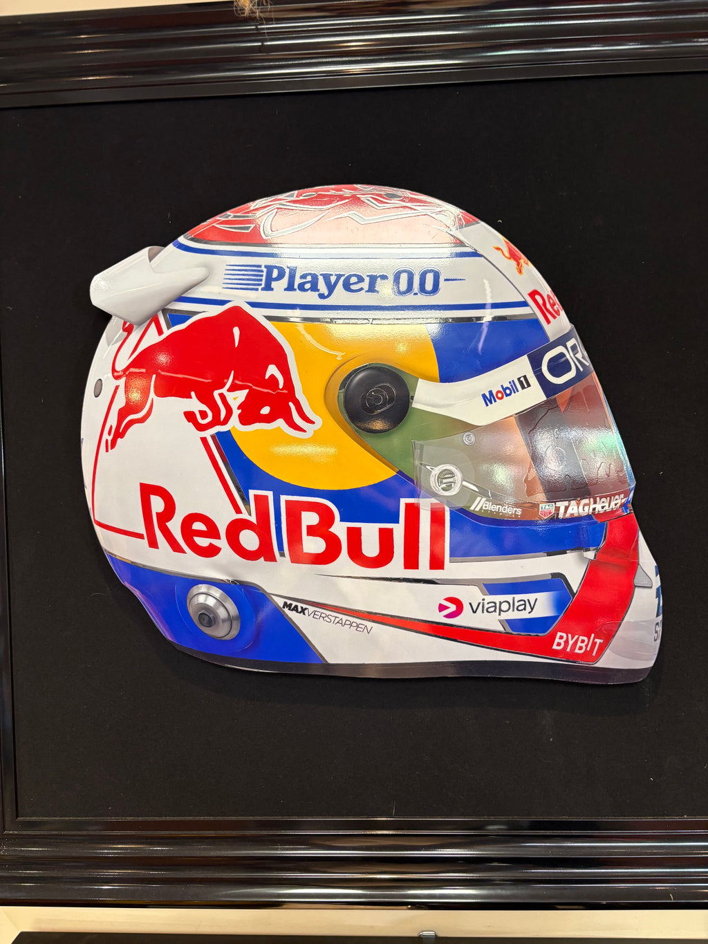 Tableau sur dibond Casque de Max Verstappen