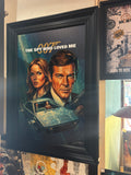 Tableau James Bond THE SPY WHO LOVED ME. Artiste GRANGER 60*40 CM
