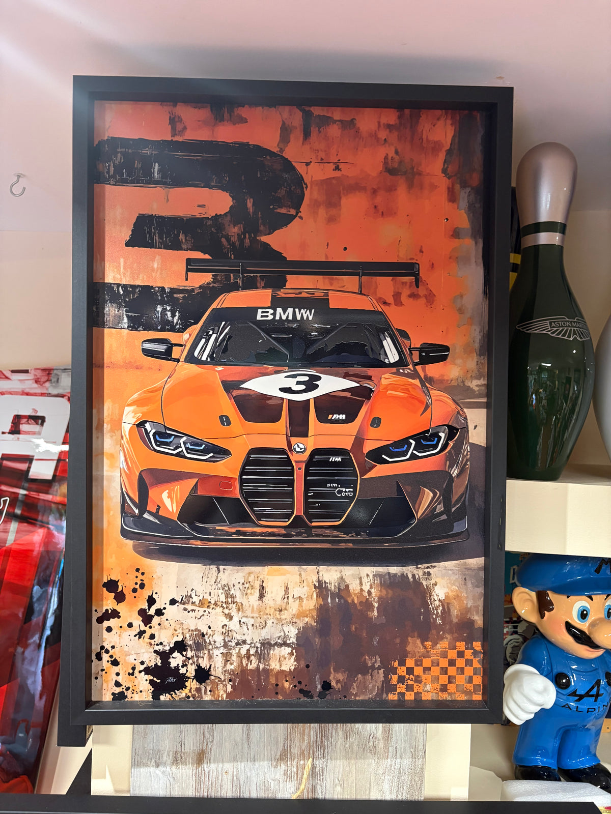 Tableau BMW N 3 Artiste ALEX 40*60 cm