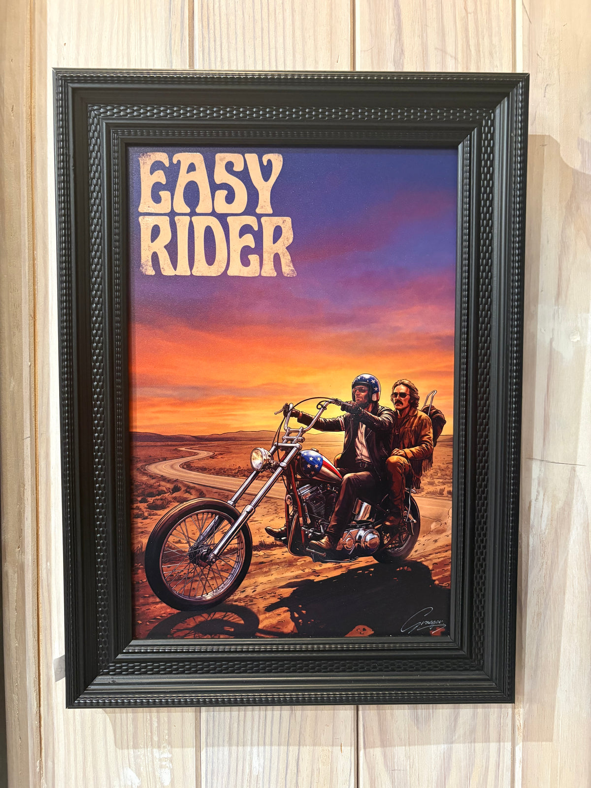 Tableau EASY RIDER Artiste GRANGER